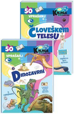 50 VPRAŠANJ O ČLOVEŠKEM TELESU+50 VPRAŠANJ O DINOZAVRIH