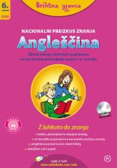 BRIHTNA GLAVCA-ANGLEŠČINA 6-NPZ S CD