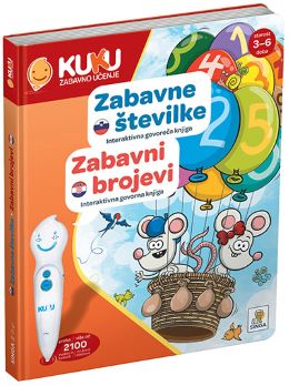 INTERAKTIVNA KNJIGA KUKU - ZABAVNE ŠTEVILKE (brez pisala)