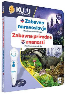 INTERAKTIVNA KNJIGA KUKU: ZABAVNO NARAVOSLOVJE (brez pisala)