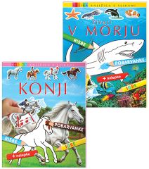 KONJI IN ŽIVALI V MORJU-VELIKA KNJIŽICA S SLIKAMI KONJI IN ŽIVALI V MORJU-VELIKA KNJIŽICA S SLIKAMI