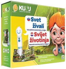 KU KU INTERAKTIVNA KNJIGA - SVET ŽIVALI + pisalo