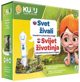 KU KU INTERAKTIVNA KNJIGA - SVET ŽIVALI + pisalo