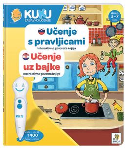 KU KU INTERAKTIVNA KNJIGA - UČENJE S PRAVLJICAMI (brez pisala)