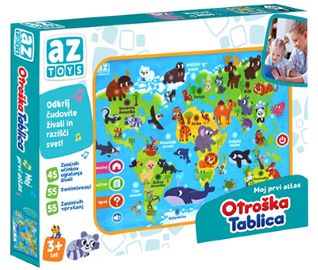 MOJ PRVI ATLAS - OTROŠKA TABLICA