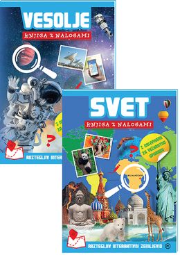 SVET + VESOLJE - KNJIGI Z NALOGAMI