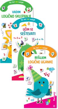 UČIM SE SEŠTEVATI+REŠUJEM LOGIČNE UGANKE+SKLEPANJE