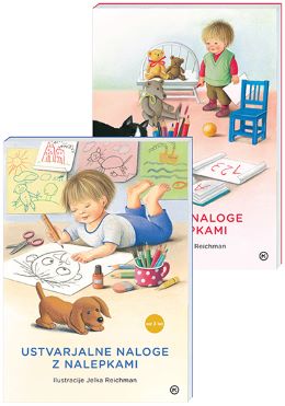 USTVARJALNE +ZABAVNE NALOGE Z NALEPKAMI